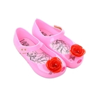 Rose Verão bonito Baby Girl Jelly anti-derrapante sapatos Crianças Sandálias da criança Shoes