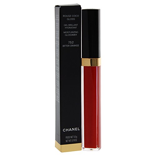 Rouge Coco Gloss Moisturizing Glossimer - # 752 Bitter Orange By Chanel For Women - 0.19 Oz Lip Glos