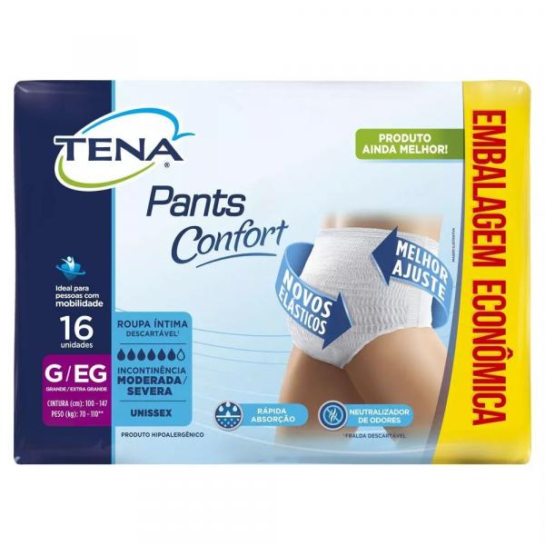 Roupa Intima Tena Pants Confort G/eg C/16