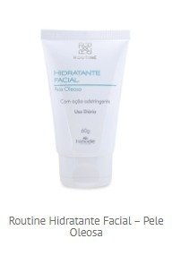 Routine Hidratante Facial Pele Oleosa H86
