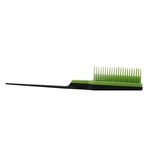 3-Row Dentes Teasing Pente Detangling Brush Sectioning Pin cauda de volta vindo Volumizing cabeleireiro Combs cor aleatória
