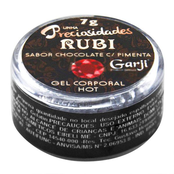 Rubi Gel Esquenta 7g Garji Chocolate com Pimenta
