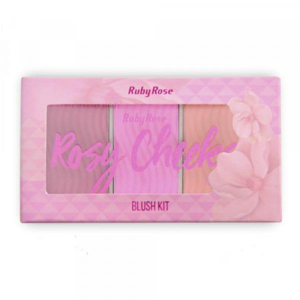 Ruby Rose Blush Kit Rosy Cheeks Hb-6111-2