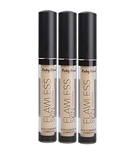 Ruby Rose - Combo 3 Unidades Naked Flawless Collection - L3