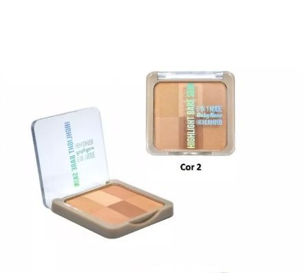 Ruby Rose HB-7214 Iluminador 6 In 1 Nude Highligth Cor 2