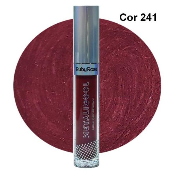 Ruby Rose Metalicool Batom Líquido Metalizado Cor 241