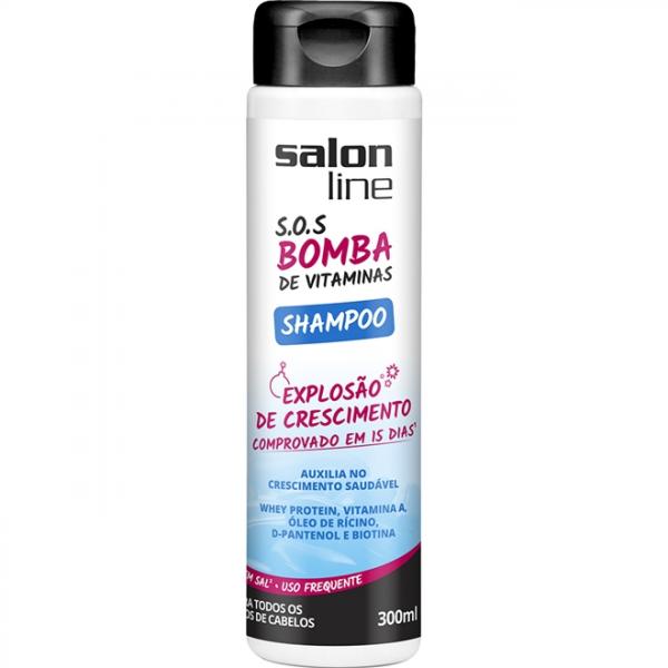 S.O.S Bomba de Vitaminas Salon Line Shampoo 300ml - Salon Line Professional