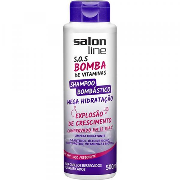 S.O.S Bomba de Vitaminas Salon Line Shampoo Bombástico 500ml - Salon Line Professional