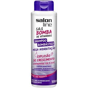 S.O.S Bomba de Vitaminas Salon Line Shampoo Bombástico 500ml