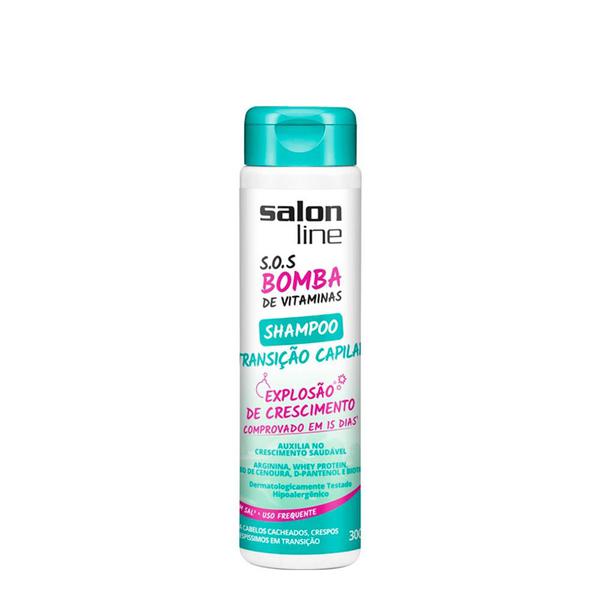 S.O.S Bomba de Vitaminas Transição Capilar Salon Line Shampoo 300ml - Salon Line Professional