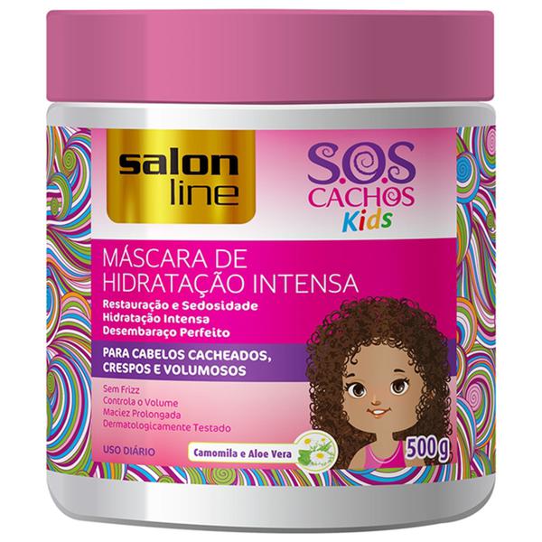 S.O.S Cachos Kids Salon Line Máscara de Hidratação Intensa 500g - Salon Line Professional