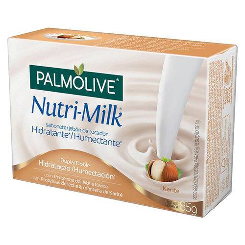 Sab Palmolive Nutri-milk 85g-cx Karite Fd 12
