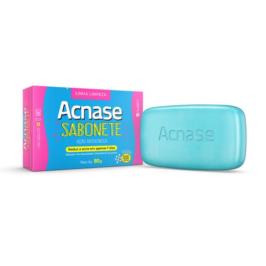 Sabonete Acnase Clean Antiacne 80g