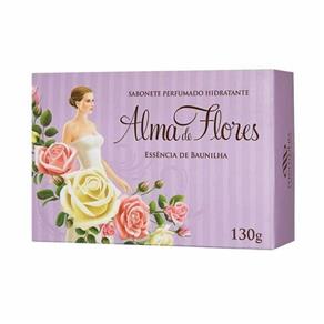 Sabonete Alma de Flores Essencia de Baunilha 130g