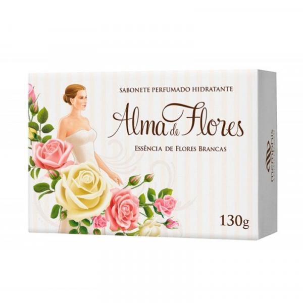 Sabonete Alma de Flores Essência de Flores Brancas 130g - Alma Flores
