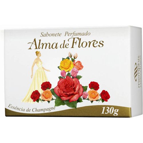 Sabonete Alma Flores 130g-cx Flor Bca SAB ALMA FLORES 130G-CX FLOR BCA