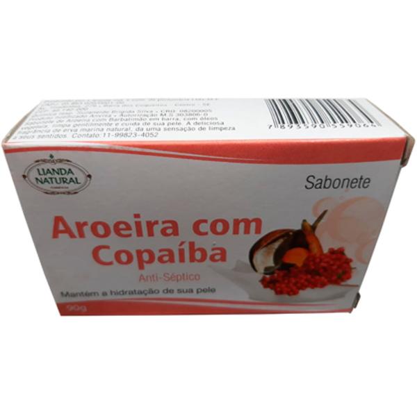 Sabonete Anti-séptico Aroeira com Copaíba 90 G Lianda Natural