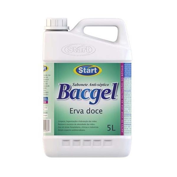 Sabonete Anti-septico Bacgel Erva Doce Start 5lt