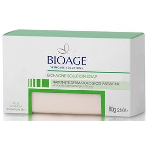 Sabonete Antiacne Bioage Bio Acne Solution Soap 80g