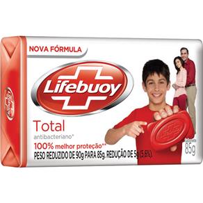 Sabonete Antibacteriano em Barra Lifebuoy Total – 85g