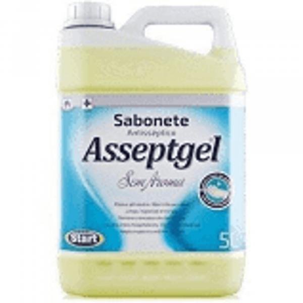 Sabonete Antisséptico Líquido Sem Aroma Asseptgel 5 Litros - Start Química