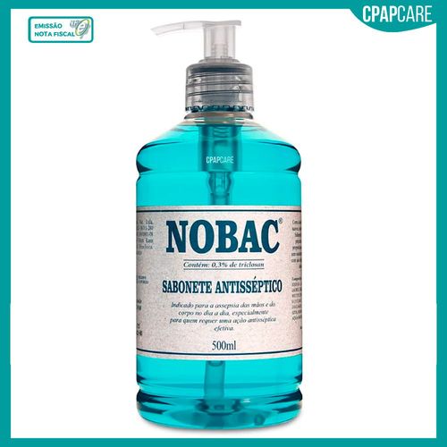 Sabonete Antisséptico Nobac 500ml com 0,3% de Triclosan