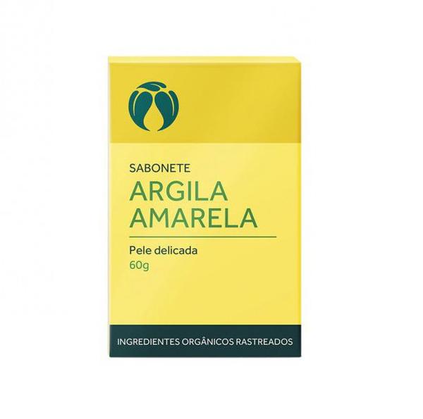 Sabonete Argila Amarela para Pele Delicada Orgânico Natural Vegano 60g Cativa - Cativa Natureza