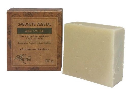 Sabonete Argila Verde - Arte dos Aromas - 100g