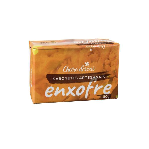Sabonete Artesanal de Enxofre 110g - Cheiro D'ervas
