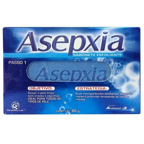 Sabonete Asepxia Esfoliante com 90 G