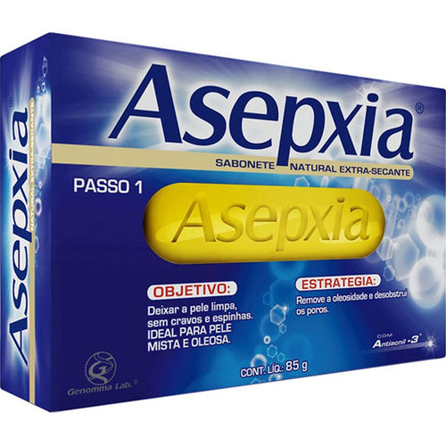 Sabonete Asepxia Natural 85 G