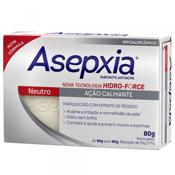 Sabonete Asepxia Neutro - Ação Calmante 80g