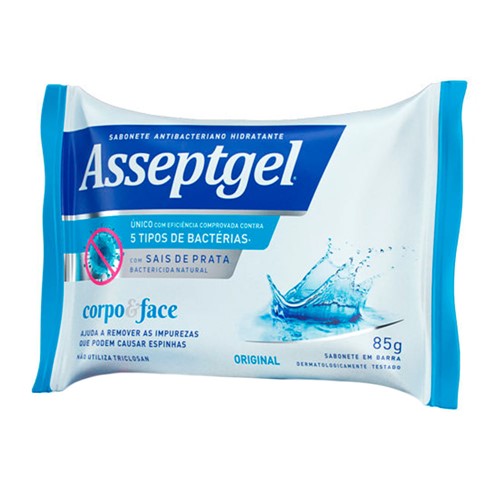 Sabonete Asseptgel Antibacteriano Original 85g