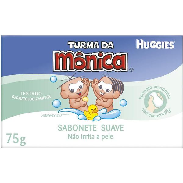 Sabonete Baby Suave 75g - 12 unidades - Turma da Mônica Huggies