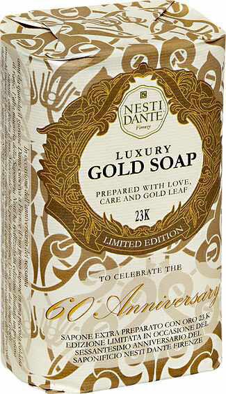 Sabonete Barra Luxury Gold Soap 250gr Nesti Dante
