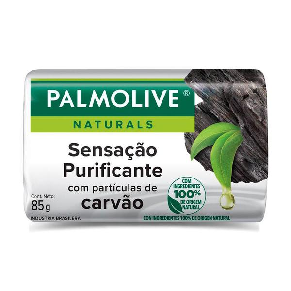 Sabonete Barra Palmolive Naturals Sensação Purificante Carvão 85g