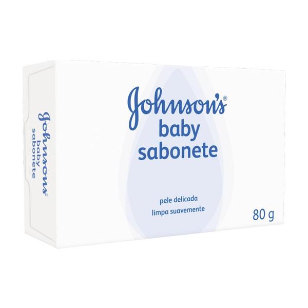 Sabonete Barra Regular JOHNSONS Baby 80g - Caixa C/72 - Jonhson