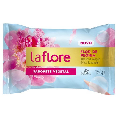 Sabonete Barra Vegetal Flor de Peônia La Flore - Davene