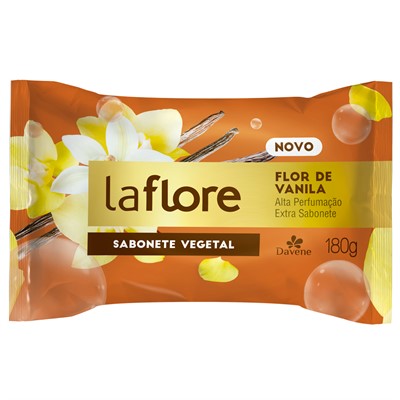 Sabonete Barra Vegetal Flor de Vanila La Flore 180g - Davene