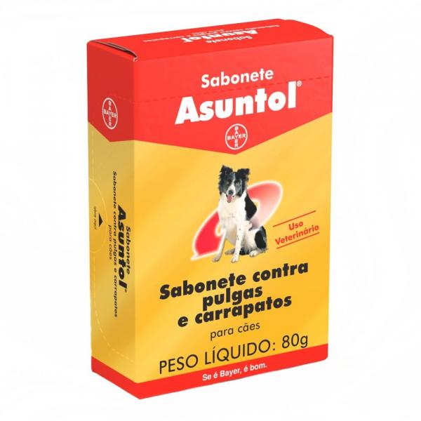 Sabonete Bayer Ectoparasiticida Asuntol - 80 G