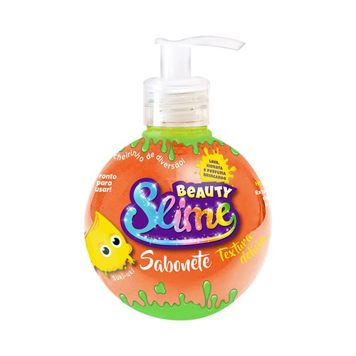 Sabonete Beauty Slime Laranja Neon 300ml