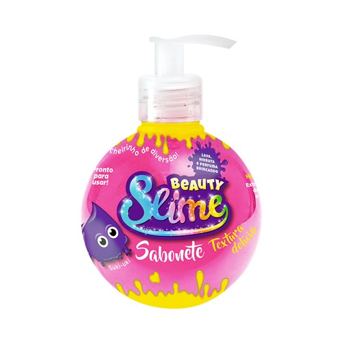 Sabonete Beauty Slime Pink Neon 300ml