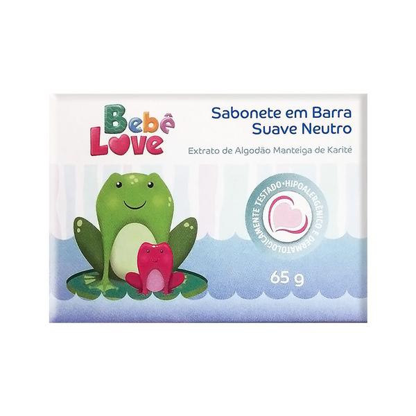 Sabonete Bebê Love Suave Neutro 65g - Bebe Love
