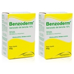 Sabonete benzoderm benzoato de benzila elimina piolhos lêndeas sarnas coceiras 2x60g - pharmascience