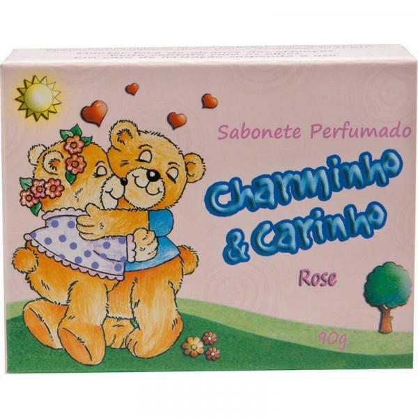 Sabonete - Charminho Carinho 90g - Rose - Charminho e Carinho