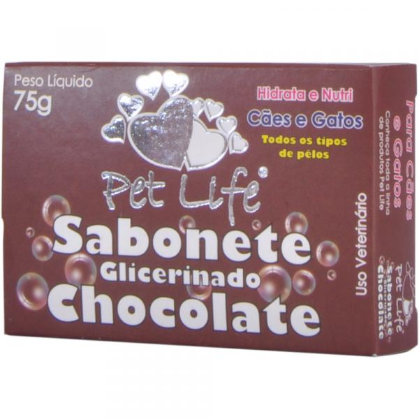 Sabonete Chocolate Pet Life para Cães e Gatos - 75 G