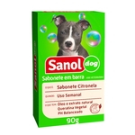 Sabonete Citronela Sanol Dog para Cães e Gatos - Sanol (90 g)