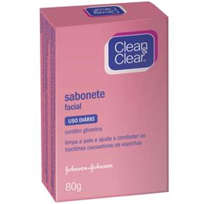 Sabonete Clean & Clear Glicerina 80g