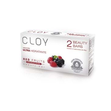 Sabonete Cloy Beauty Red Fruits 80g 2 Unidades