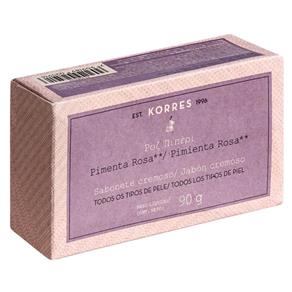Sabonete Cremoso Korres - Pimenta Rosa - 90g